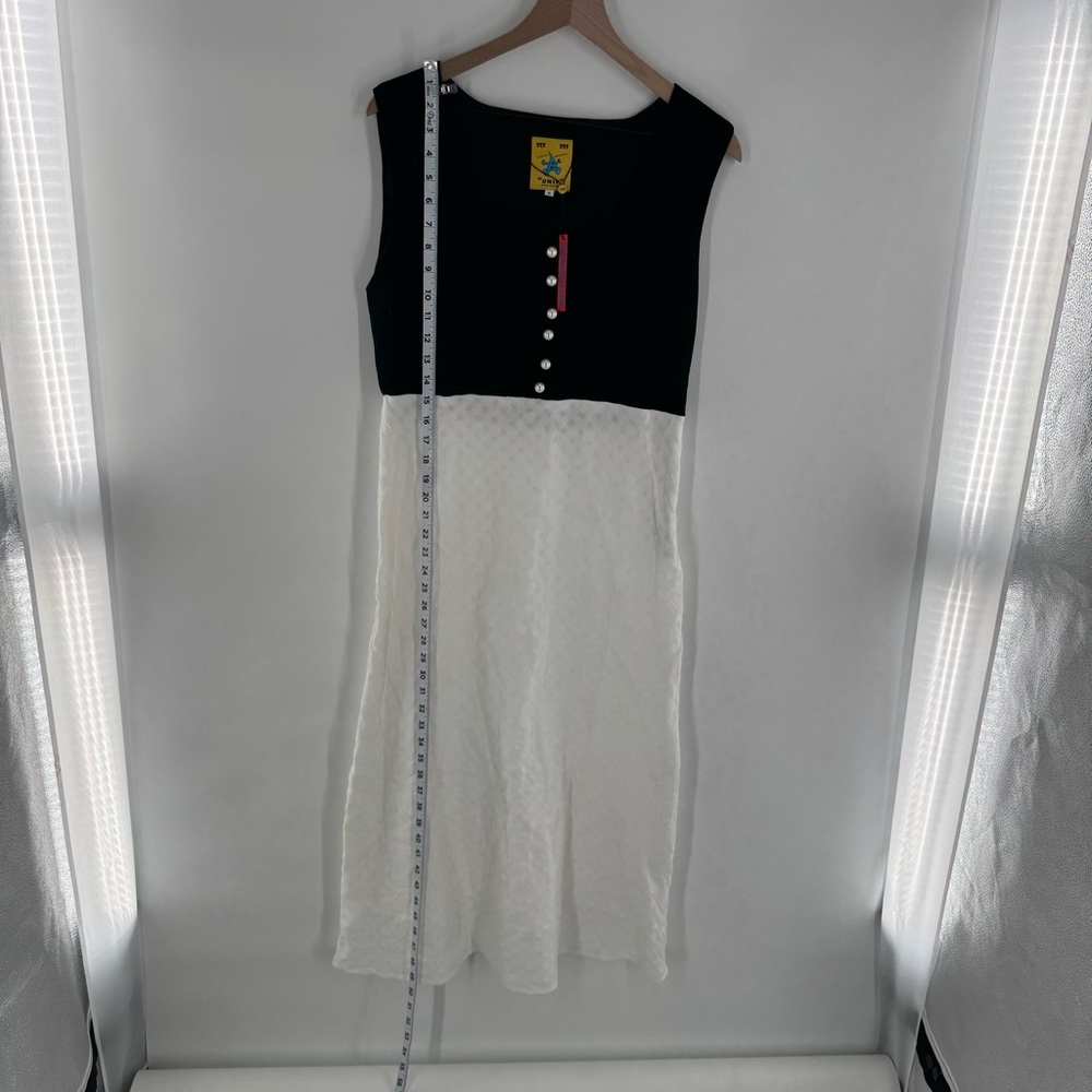 New! UNIF Clubhouse Two Tone Maxi Vintage Style 90s Y2K Dress Size XL - Picture 9 of 9